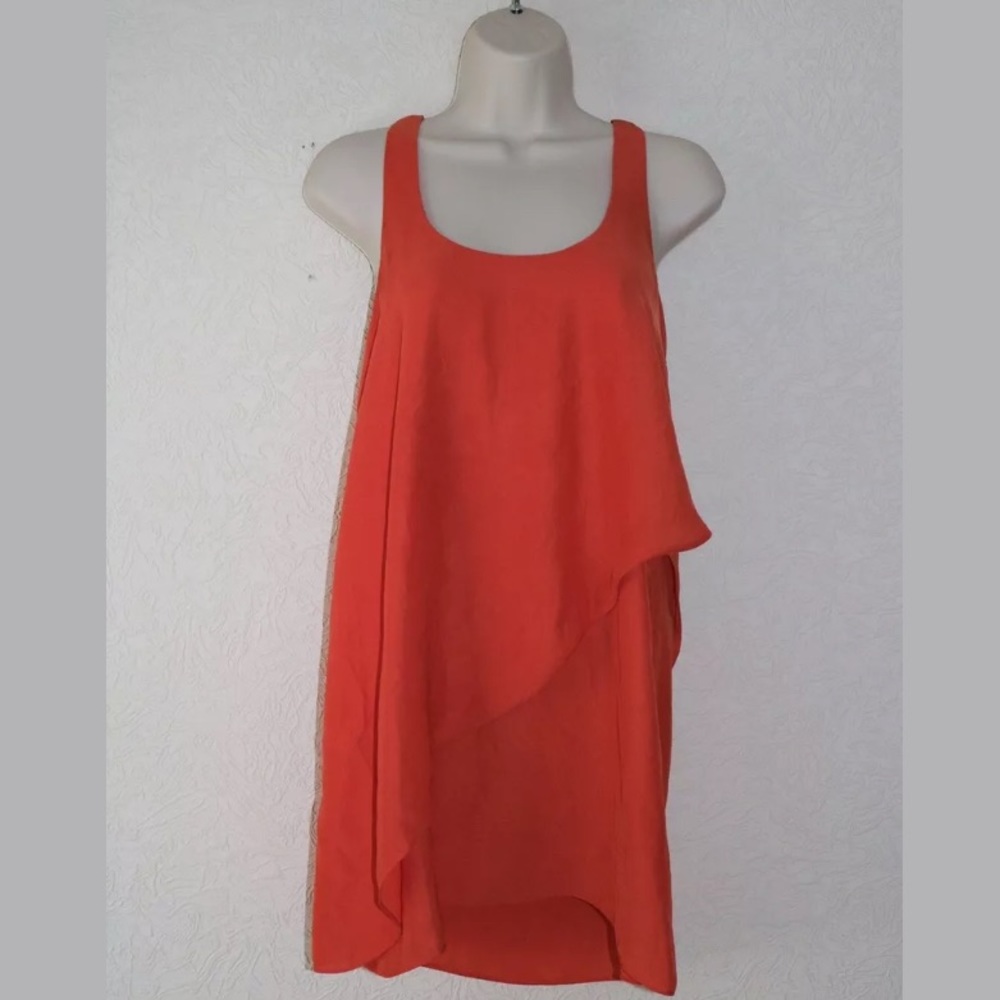 Silence + Noise Dress - Orange - Sz. S
